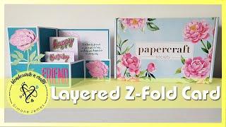 Layered Z-Fold Card | Papercraft Society Box 33 | June 2022