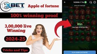 "Apple of fortune 1xbet 3,00,000 winning tricks 2024-25