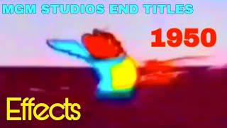 MGM STUDIOS END TITLES (1950) EFFECTS