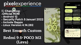 Review Custom ROM Pixel experience Android 12 | Official | Redmi 9 | 9prime | Poco M2