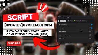 GYM LEAGUE Script rbxscripts 2024 UPDATE 2 AUTO FARM FULLY STATS | AUTO COMPETITION AUTO WIN (BEST)