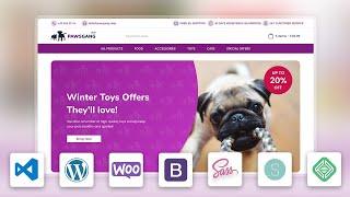How to create a custom theme in WordPress from scratch - WooCommerce (Underscores & Bootstrap)