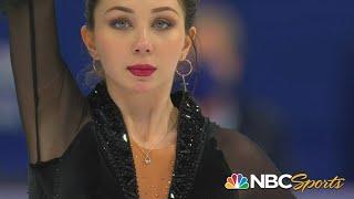 After six-year absence, Tuktamysheva takes silver at worlds, to a standing ovation | NBC Sports