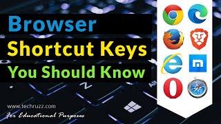 Chrome, Brave, Edge, Firefox, Opera, Browser Shortcut Keys You Should Know in 2024