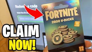 How to REDEEM V-BUCKS CODE in Fortnite on XBOX!