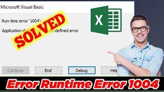 [SOLVED] Runtime Error 1004 (100% Working)