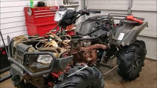 '16 Honda Rubicon 500 Top End Tear Down: SwampAss Rebuild - Part 1