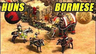 Huns VS Burmese | Age of Empires 2 Battles