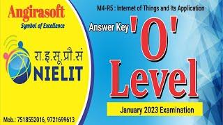 Answer Key | O Level | M4-R5 | Internet Of Things And Its Application | January 2023 Paper | Part 2