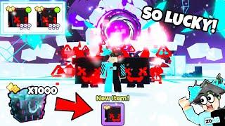 NO WAY!!!  1000 GLITCH GIFTS  ∞ HUGE 404 DEMONS in Pet Simulator 99! (SO LUCKY)