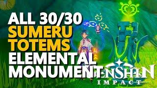 Sumeru Elemental Monument Genshin Impact All 30/30