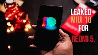 Miui 10 for Redmi 5 ! (Leaked)(How to install Miui 10)