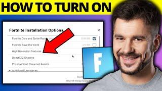 How To Turn ON OFF High Resolution Textures on Fortnite - Full Guide