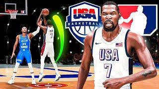 TEAM USA KEVIN DURANT is UNGUARDBLE in the RANDOM REC (NBA 2K24)