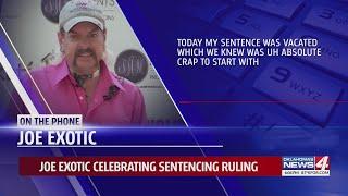"I got the best news I've had in a long time," 'Tiger King' Joe Exotic to be resentenced in murder-f