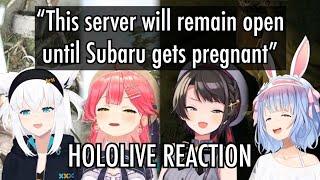 Hololive staff announce Subaru's Ark pregnancy to the entire server