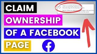 How To Claim Ownership Of A Facebook Page? [in 2024]