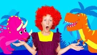  Dino | Finger Family | Kids Funny Songs | Anuta Kids Channel