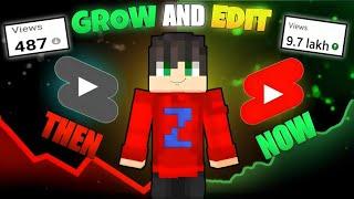 How To EDIT And GROW Minecraft Shorts In Mobile