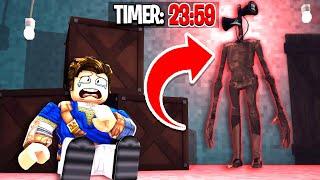 HIDING From SIREN HEAD For 24 HOURS!? (Siren Head Rebirth Is SCARY!) - Roblox Funny Gameplay