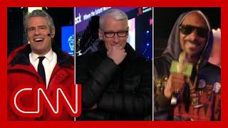 Anderson loses it during Snoop Dogg's interview with Andy Cohen