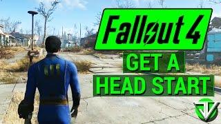 FALLOUT 4: How To Get a MASSIVE HEAD START in Fallout 4! (Hit Level 10 in Less Than 30 Minutes!)