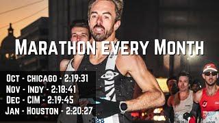 Houston Marathon - 2:20:27 - 4th Marathon in 4 Months | 2:15 Marathon Project E2