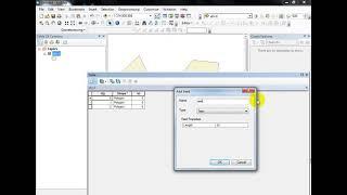 Adding field in shapefile attribute table: ArcGIS Basics