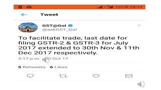 GSTR-2 & GSTR-3 Due date Extended by CA Mohit Goyal