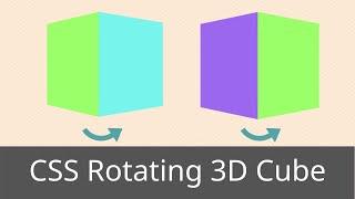 CSS Rotating 3D Cube