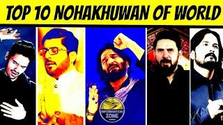 Top 10 Famous NohaKhuwan In The World | Nadeem Sarwar | Farhan Ali Waris