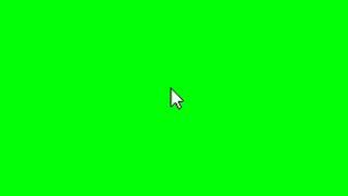 Mouse Cursor Click Green Screen