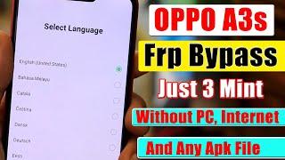 OPPO A3s Frp Bypass | Without PC, Internet | A3s Bypass By EASY FLASHING