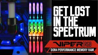 Close-Up look at the Viper RGB DDR4 Performance Memory