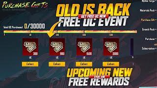 New Free UC Event ? Get Free Upto 6000 UC | Old Purchase Gift Release Date | PUBGM