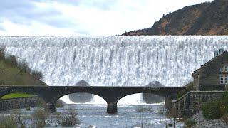 A short compilation of all 4 Elan Valley dams overflowing in full spate.