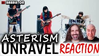 ASTERISM - UNRAVEL Reaction (Official MV) #jrock #jmetal #instrumental  #halca #miyu #mio