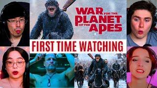 REACTING to *War for the Planet of the Apes* AN EPIC BATTLE!! (First Time Watching) Action Movies