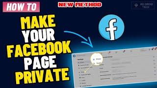 How to make your facebook page private 2024 | BD Droid tech