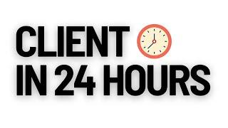How To Get A Clients For Your Recruitment Agency in 24 hours