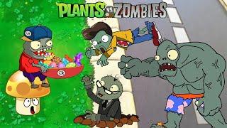 PvZ Creative funny animation: When All Zombies Love Candy - Who is the Strongest Zombies