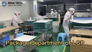 Package Department of PMMA LGP panel -RINA TECH