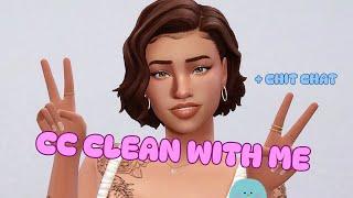 Sims 4 CC CLEAN MY MODS FOLDER WITH ME + CHIT CHAT PT 1