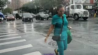 NYC East Harlem Downpour, 8/19/24 Storm Spotting with friends. #nyc #storm #stormspotters