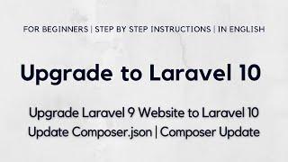 Upgrade to Laravel 10 from Laravel 9 | Update Laravel 9.0 to Laravel 10.0 | Steps to Upgrade Laravel