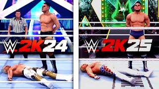 WWE 2K24 vs WWE 2K25 - EPIC Finisher Comparison!