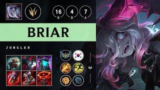 Briar Jungle vs Lee Sin - KR Challenger Patch 25.S1.2