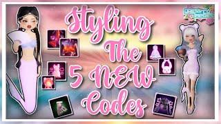 STYLING THE 5 NEW CODES FROM THE SUMMER UPDATE ️️| DRESS TO IMPRESS!