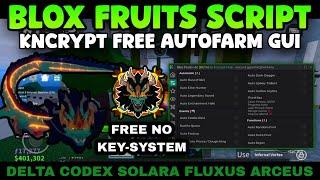 BLOX FRUITS Script Pastebin | Kncrypt-Hub Level-Up Fast | Smooth FARM | Avoid Admin Free No Key's