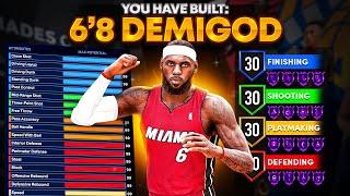 FIRST EVER 6'8 REBIRTH BUILD WILL DOMINATE NBA 2K24! DEMIGOD POINT GUARD BUILD! Best Build 2k24